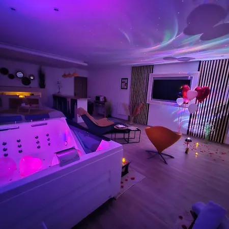 Alojamento de Acomodação e Pequeno-almoço Studio Design Cocon SPA privé à deux pas de Lille